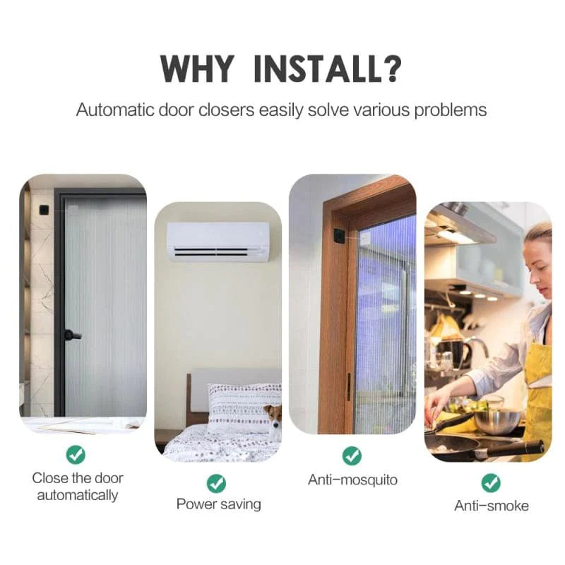 Door Closer Automatic Modern Hydraulic Door Accessories - Automatic Door Closer - Automatic Door Closer