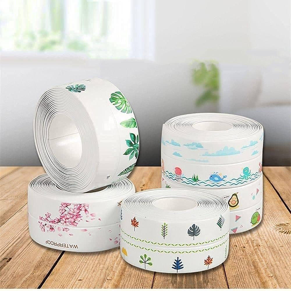 Double Sided Waterproof Caulk Tape Caulk Strip Tape Sealing Strip - Kitchen Caulk Tape (Pack of 2) (Buy 1 Get 1 Free) - Kitchen Caulk Tape (Pack of 2)