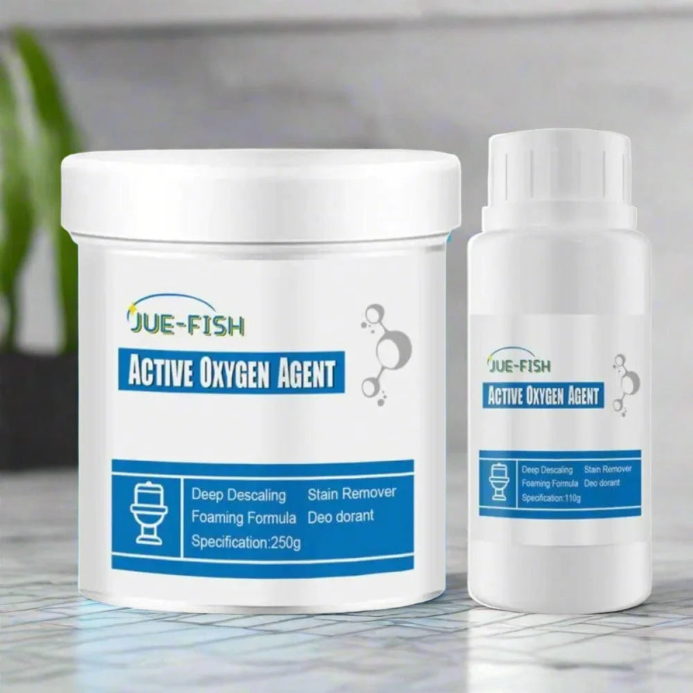 Drainage Cleaner Toilet Bathroom Drain Cleaner Powder Product - Toilet Cleaner (Pack of 2) - Toilet Active Oxygen Cleaner Agent (Pack of 2)