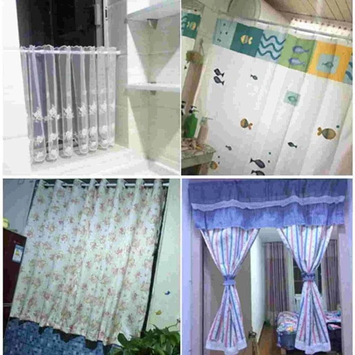 Drill-Free Adjustable Curtain Rod | Curtain Rod Adjustable Extendable Door Curtains Window Rods - Drill-Free Adjustable Rod
