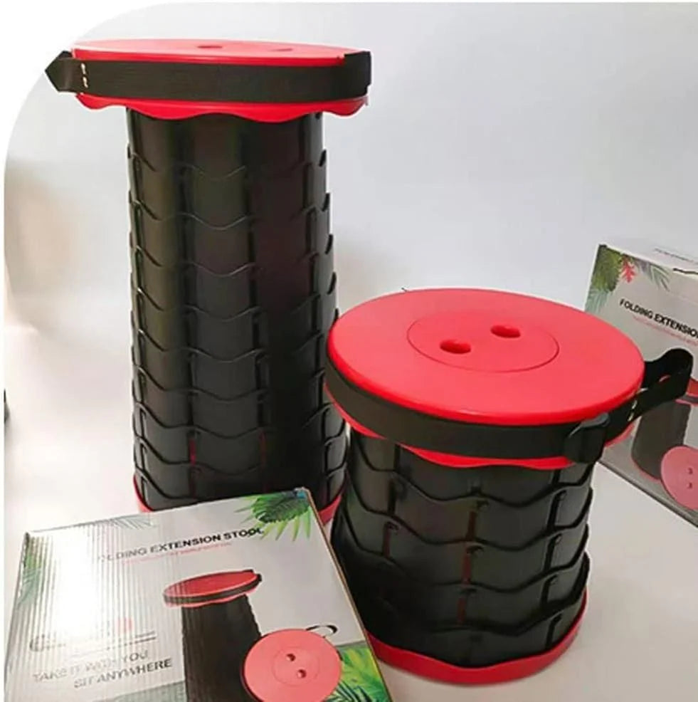 Foldable Chairs Collapsible Stools Portable Chair Plastic - Folding Stool (Pack of 2) - Folding Stool (Pack of 2)