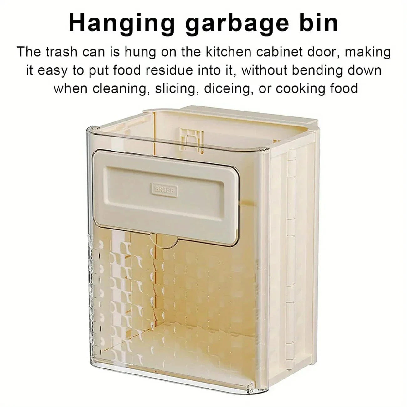 Foldable Wall Mounted Trash Can | Trash Can Bin For Kitchen And Bathroom Hanging Dustbins - Foldable Wall Mounted Trash Can