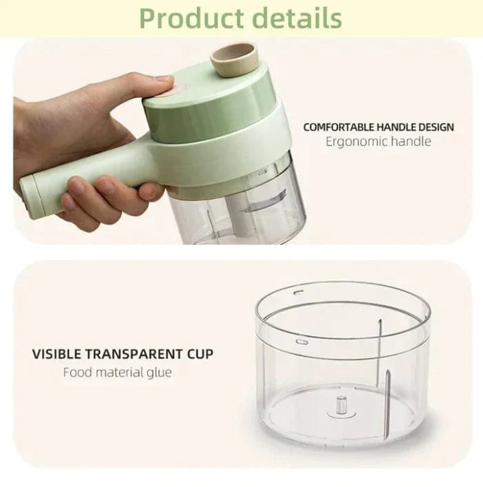Food Processor Vegetable Electric Chopper Veggie Cutter Machine - Electric Chopper - Electric Chopper