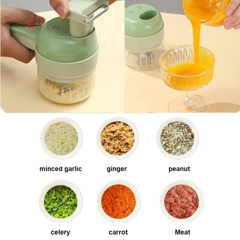 Food Processor Vegetable Electric Chopper Veggie Cutter Machine - Electric Chopper - Electric Chopper