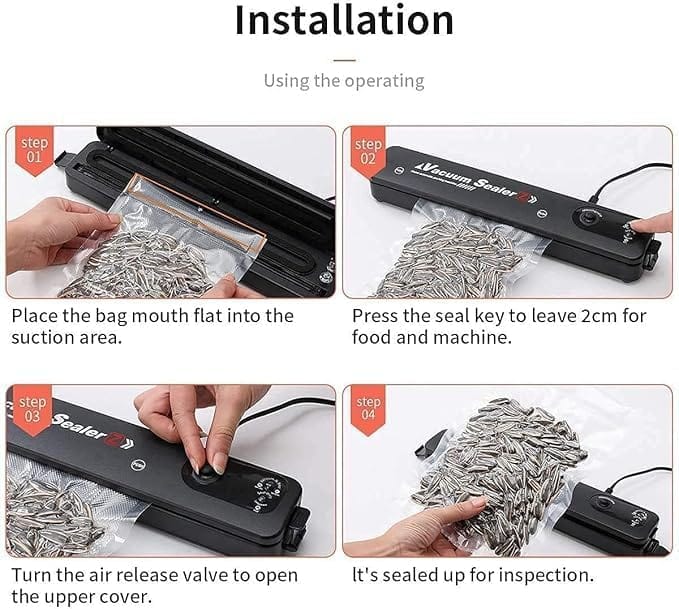 Food Vacuum Sealer | Vacuum Sealer Air Tight Packing Food Bags Sealer Machine - Food Vacuum Sealer