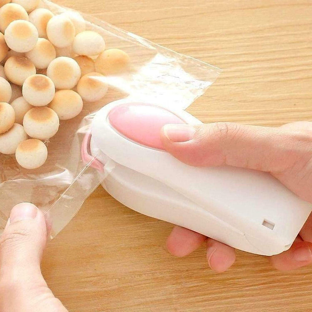 Food Vacuum Sealing Machine For Bags Mini Sealer - Mini Heat Sealer - Pack of 2 - Mini Heat Sealer - Pack of 2