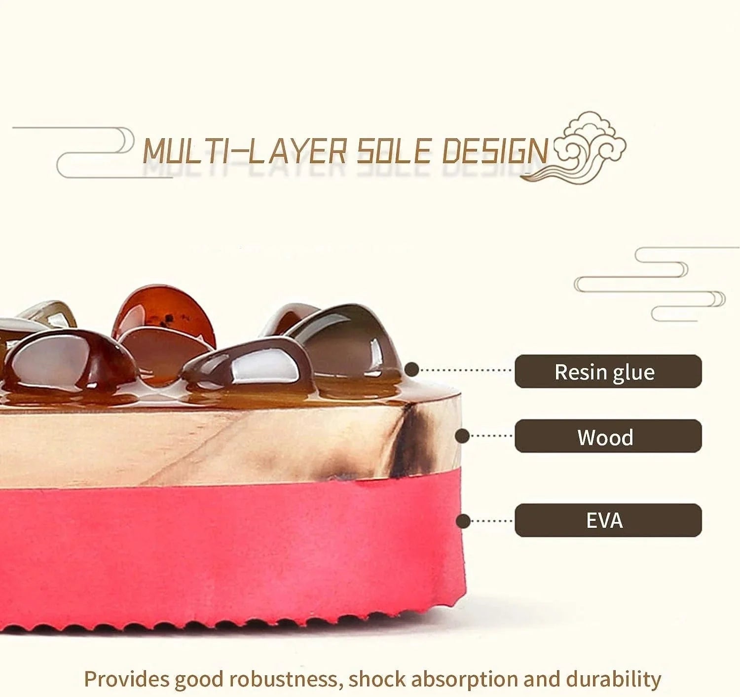 Foot Massager Acupressure Slippers Massager For Feet Stone Slippers - Acupressure Stone Slippers - Acupressure Stone Slippers