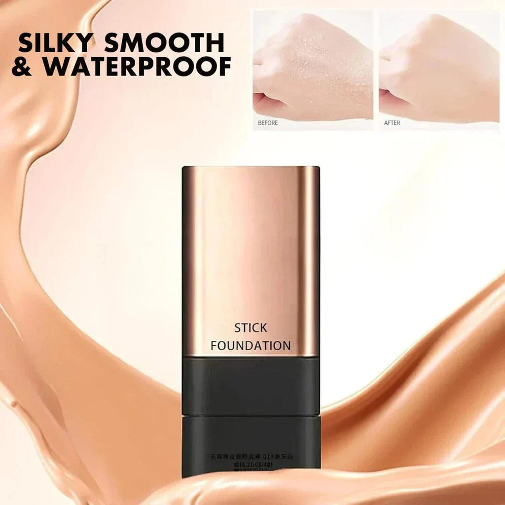 Foundation Stick | Glass Skin Tone Korean Skincare Products Flawless Foundation - 2 in 1 Foundation Stick for Korean Glass Skin