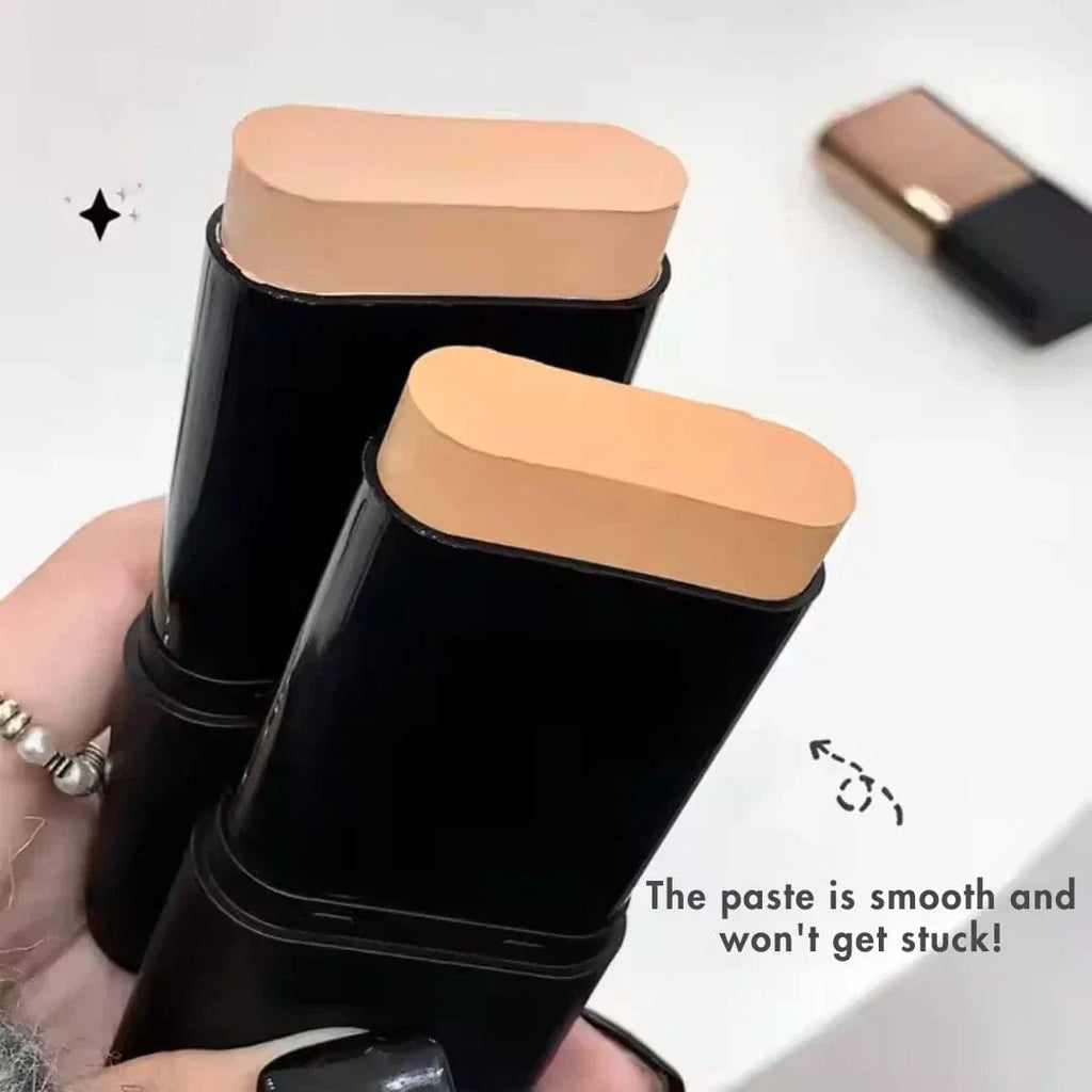 Foundation Stick | Glass Skin Tone Korean Skincare Products Flawless Foundation - 2 in 1 Foundation Stick for Korean Glass Skin