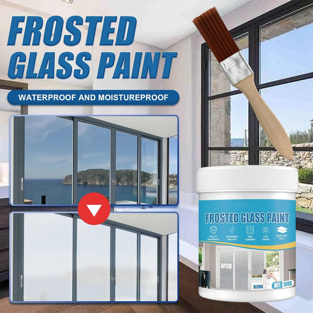 Frosted Glass Paint (Buy 1 Get 1 Free) | Frosted Glass Door Sliding Window Paint Color Frosting Glass Window - Frosted Glass Paint (Buy 1 Get 1 Free)