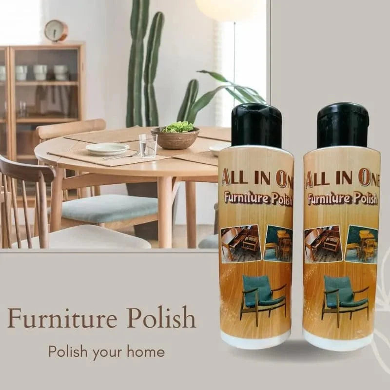 Furniture Wood polish for Cleaning (Buy 1, Get 1 Free) - Pack of 2 - Furniture Wood polish for Cleaning (Buy 1, Get 1 Free)