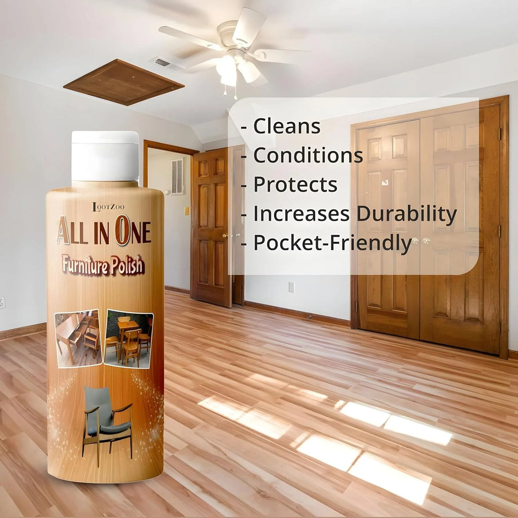 Furniture Wood polish for Cleaning (Buy 1, Get 1 Free) - Pack of 2 - Furniture Wood polish for Cleaning (Buy 1, Get 1 Free)