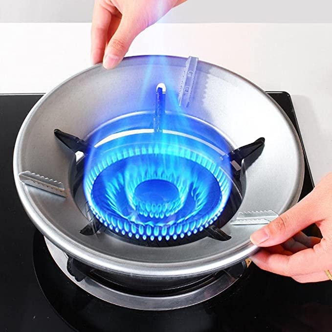 Gas Saver (Buy 1, Get 1 Free) | Gas Burner Stove Stand Kitchen Hob Chulha Energy Saver - 2 Pieces - Gas Saver (Buy 1, Get 1 Free)