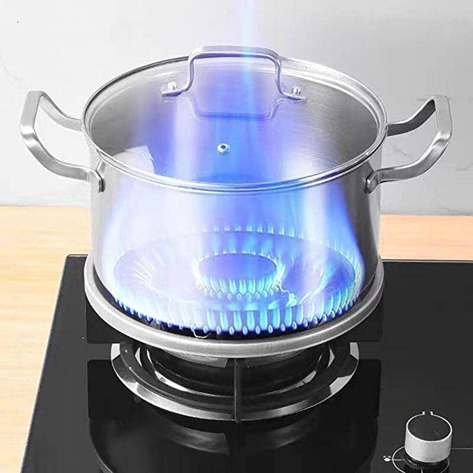 Gas Saver (Buy 1, Get 1 Free) | Gas Burner Stove Stand Kitchen Hob Chulha Energy Saver - 2 Pieces - Gas Saver (Buy 1, Get 1 Free)