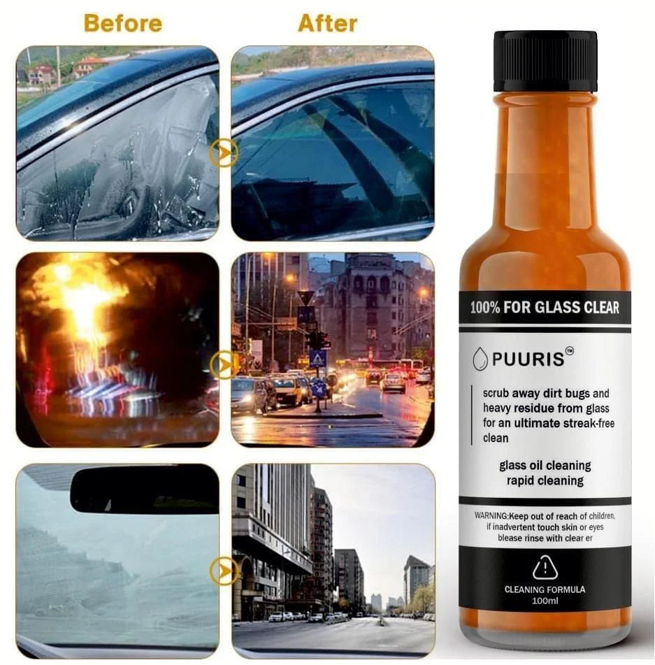 Glass Cleaning Agent - Buy 1, Get 1 Free - Pack of 2 - Glass Cleaning Agent - Buy 1, Get 1 Free
