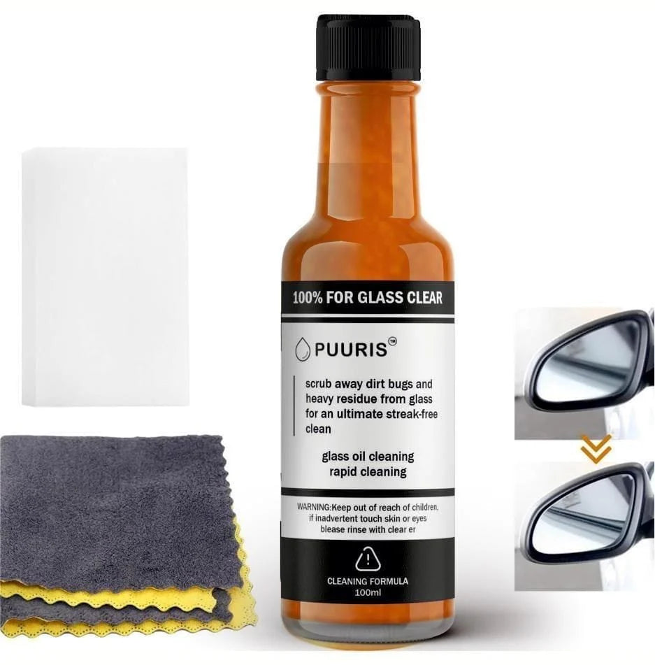 Glass Cleaning Agent - Buy 1, Get 1 Free - Pack of 2 - Glass Cleaning Agent - Buy 1, Get 1 Free