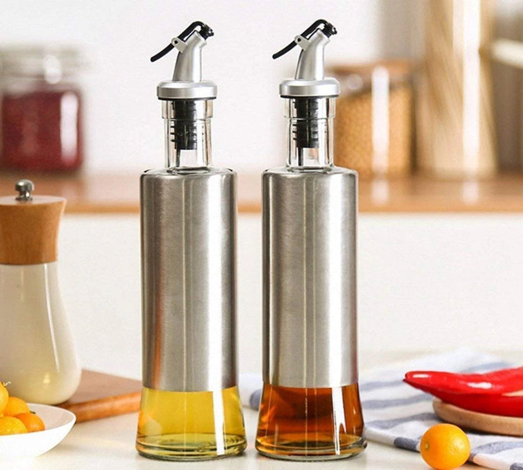 Glass Oil Dispenser | Oil Bottle Spray Dispenser Stainless Steel Glass Oil Dispensers - Glass Oil Dispenser