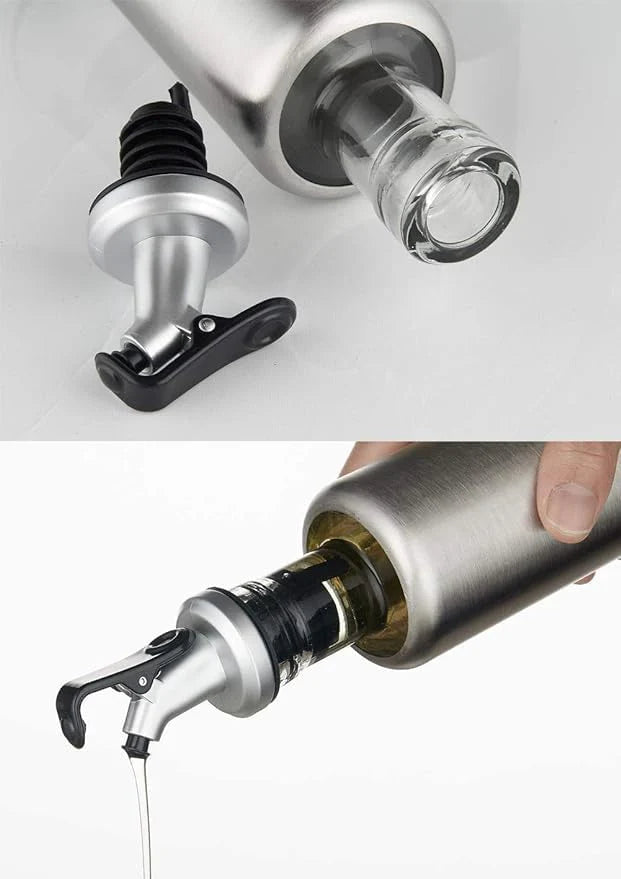 Glass Oil Dispenser | Oil Bottle Spray Dispenser Stainless Steel Glass Oil Dispensers - Glass Oil Dispenser