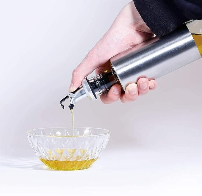 Glass Oil Dispenser | Oil Bottle Spray Dispenser Stainless Steel Glass Oil Dispensers - Glass Oil Dispenser
