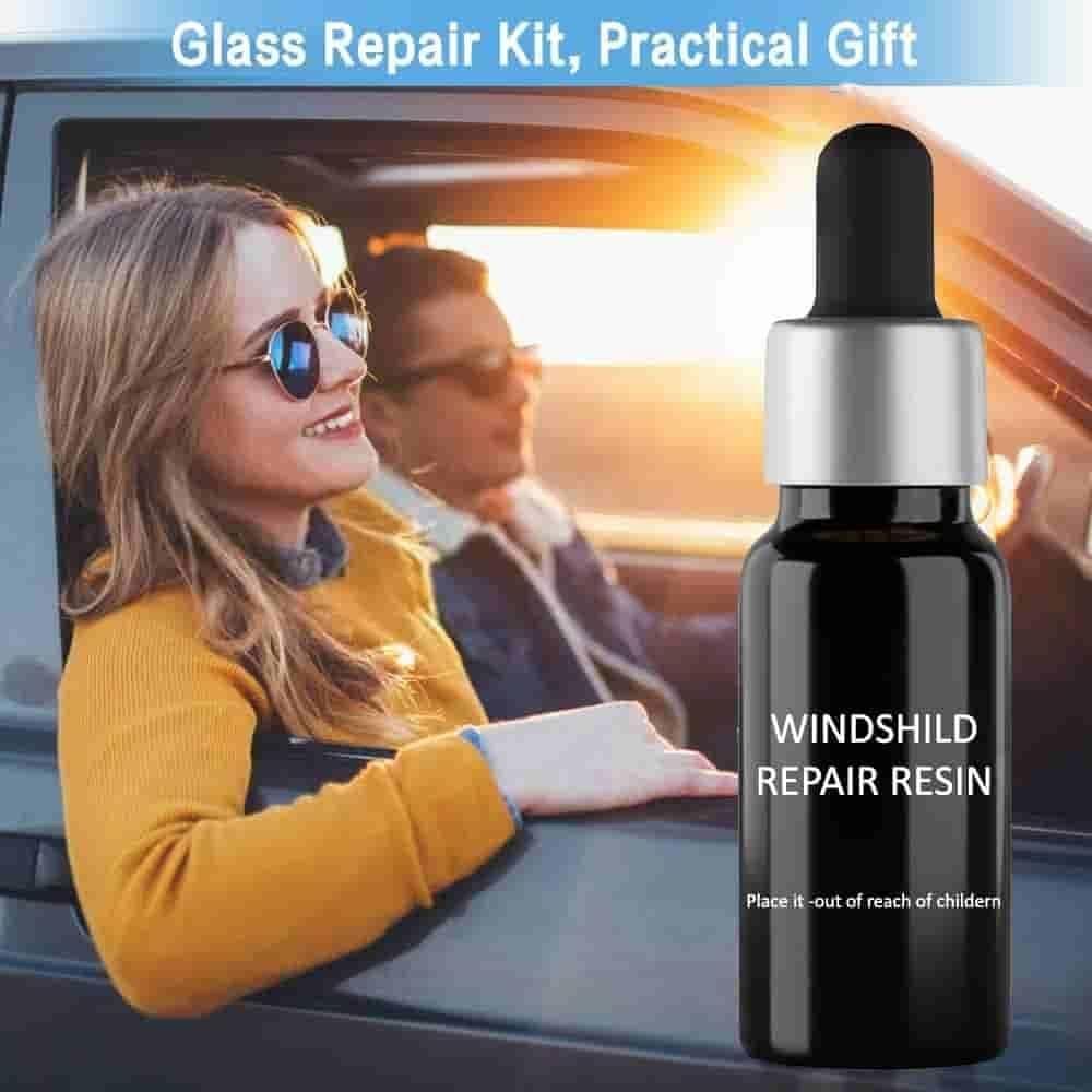 Glass Repair Kit (Pack of 2) | Car Windshield Glass Repair Kit Auto Glass Replacers Car Windscreen Glass Repair Kit - Glass Repair Kit (Pack of 2)