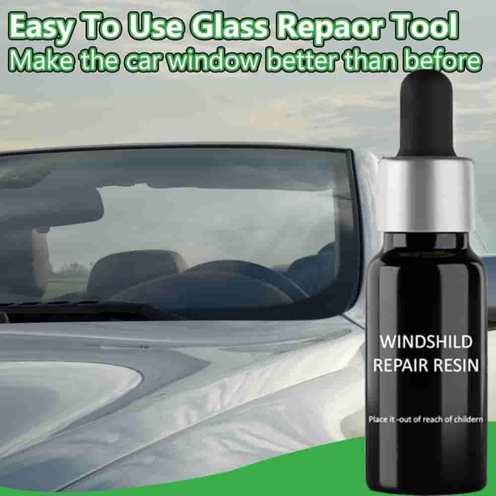 Glass Repair Kit (Pack of 2) | Car Windshield Glass Repair Kit Auto Glass Replacers Car Windscreen Glass Repair Kit - Glass Repair Kit (Pack of 2)