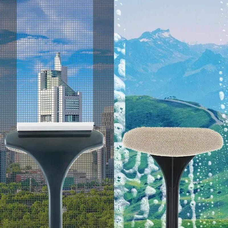 Glass Window Cleaning Brush Spray Washing Cleaner - Mesh Cleaner Brush - Mesh Cleaner Brush