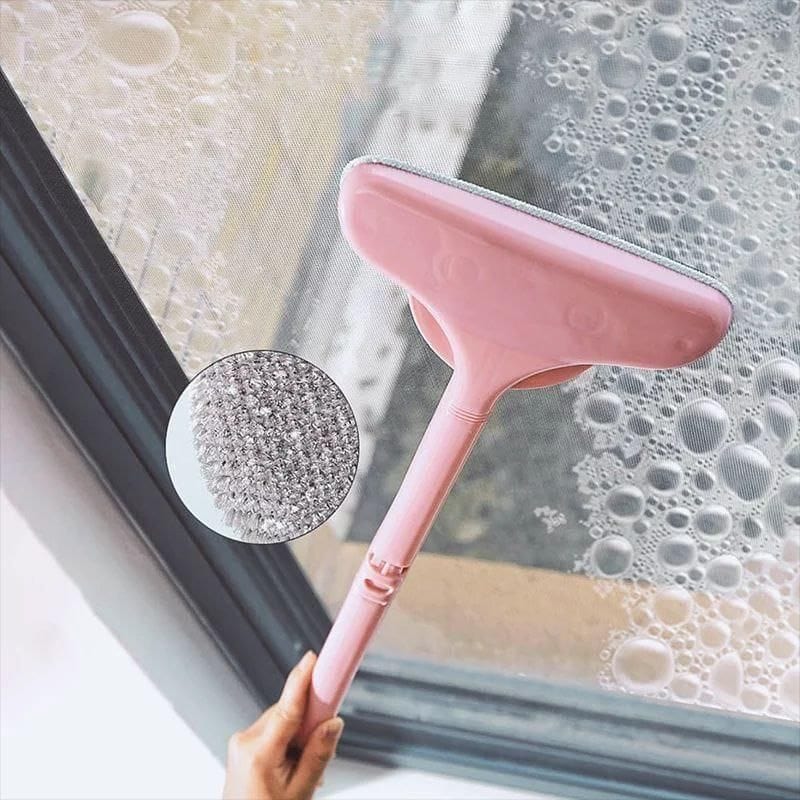 Glass Window Cleaning Brush Spray Washing Cleaner - Mesh Cleaner Brush - Mesh Cleaner Brush