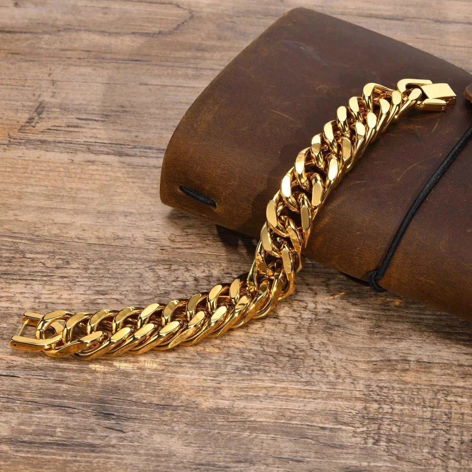 Gold Cuban Bracelet for Men | Gold Bracelet Design On Men Cuban Bracelet Bangle For Men - Gold Cuban Bracelet for Men