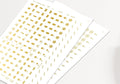 Gold Switch Stickers | Gold Labels Sticker Size Customized Stickers Sheet Home Sticker - 1 Set (100 Stickers) - Gold Switch Stickers