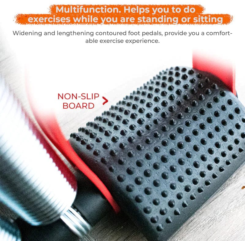 Gym Equipment Resistance Band Ab Exerciser Abdominal Workout -Fitness Tummy Trimmer Stomach Machine - Double Spring Tummy Trimmer