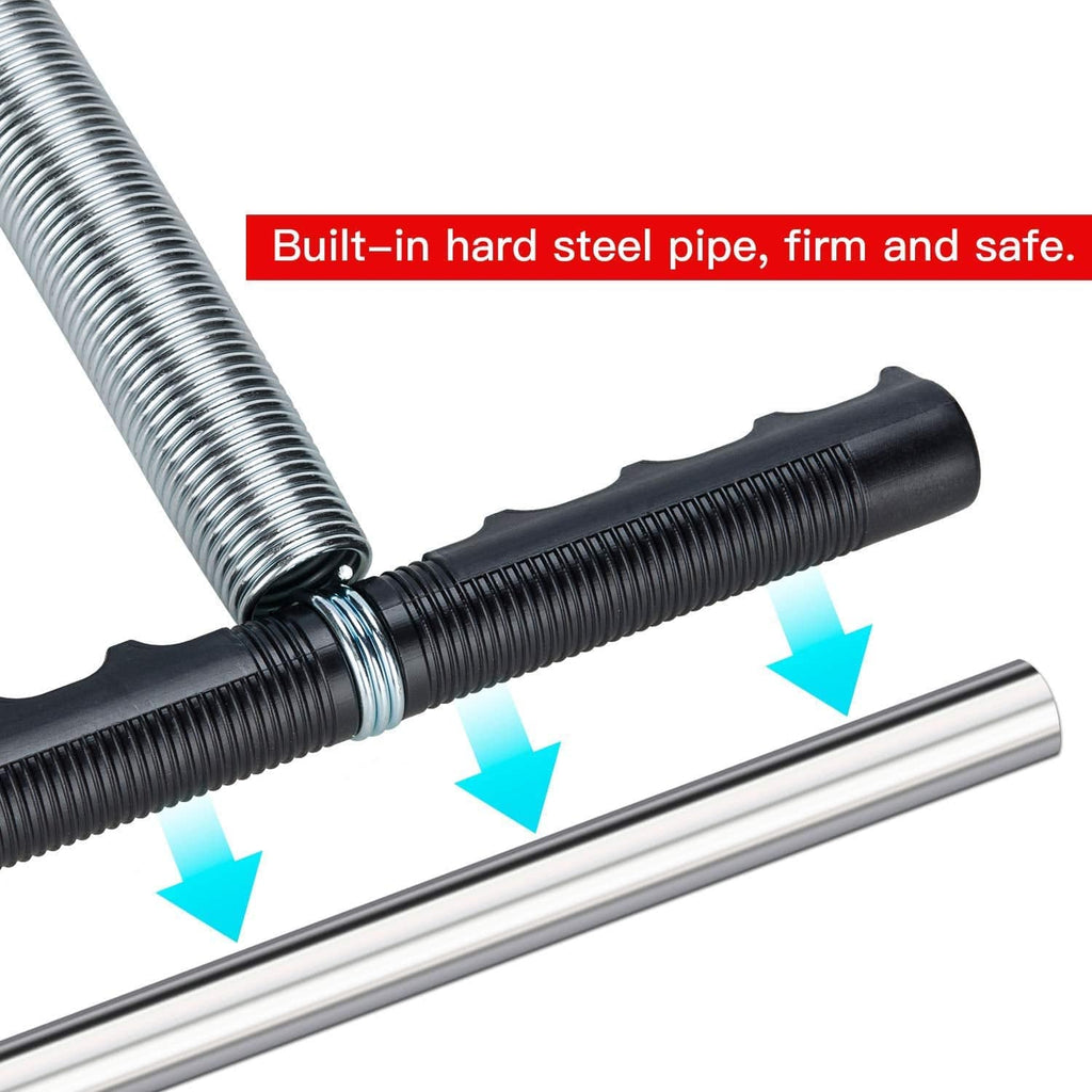 Gym Equipment Resistance Band Ab Exerciser Abdominal Workout -Fitness Tummy Trimmer Stomach Machine - Double Spring Tummy Trimmer