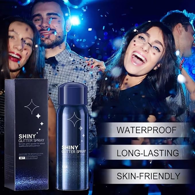 Hair and Body Glitter Color Spray ( Pack Of 2) | Hair Glitter Body Spray Hair Shimmer Shine Spray - Hair and Body Glitter Color Spray (Pack Of 2)