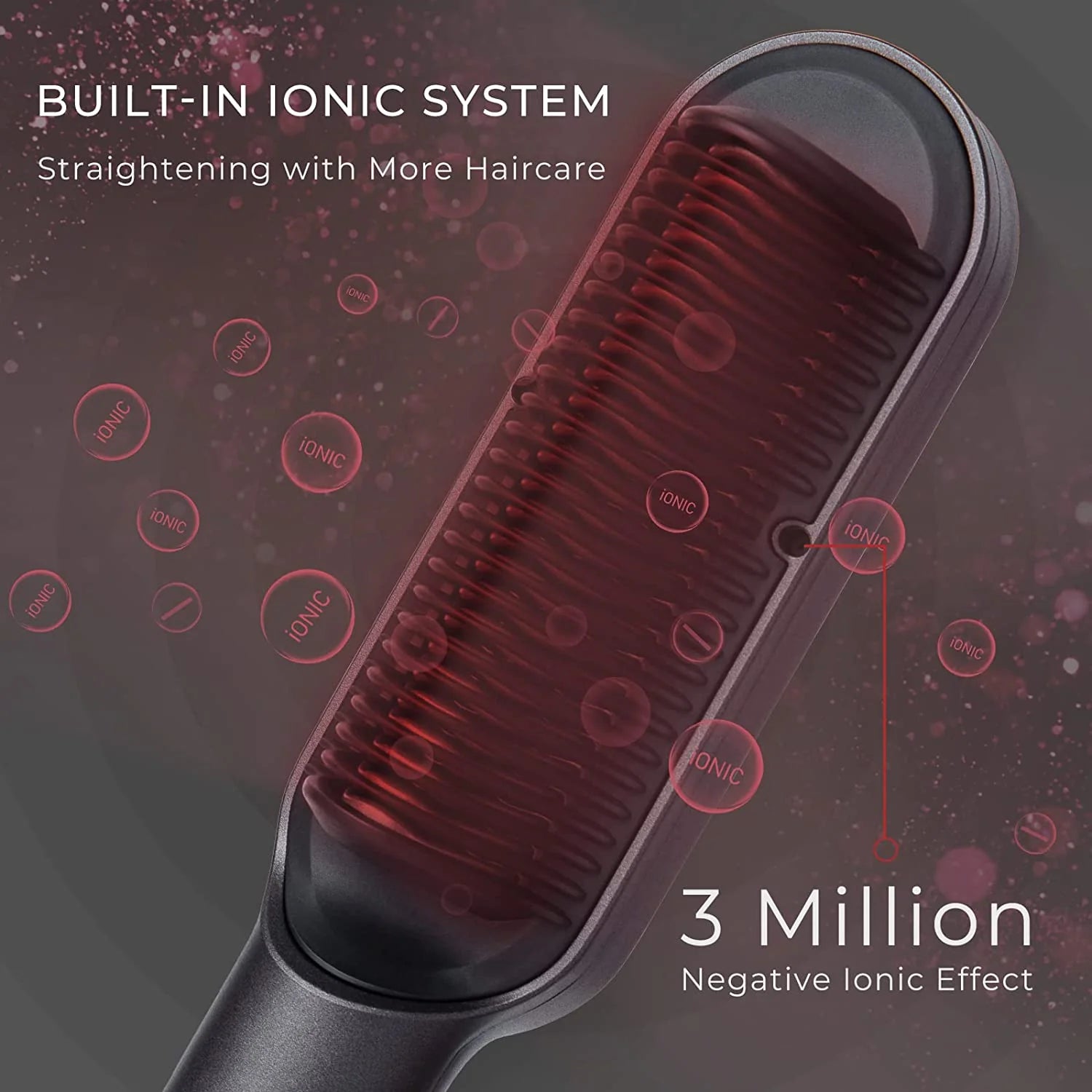 Hair Straightening Brush Electric Comb Heat Straightener - Hair Straightener Comb