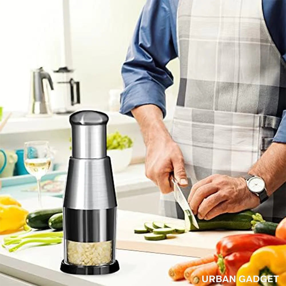 Hand Press Garlic Chopper - Hand Press Garlic Chopper