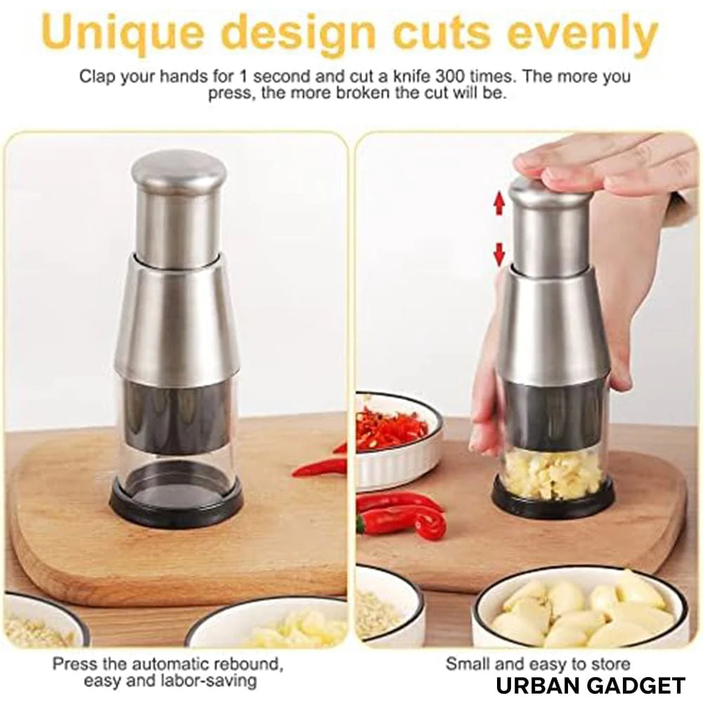Hand Press Garlic Chopper - Hand Press Garlic Chopper