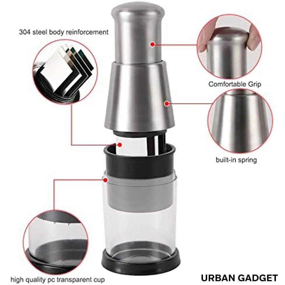 Hand Press Garlic Chopper - Hand Press Garlic Chopper