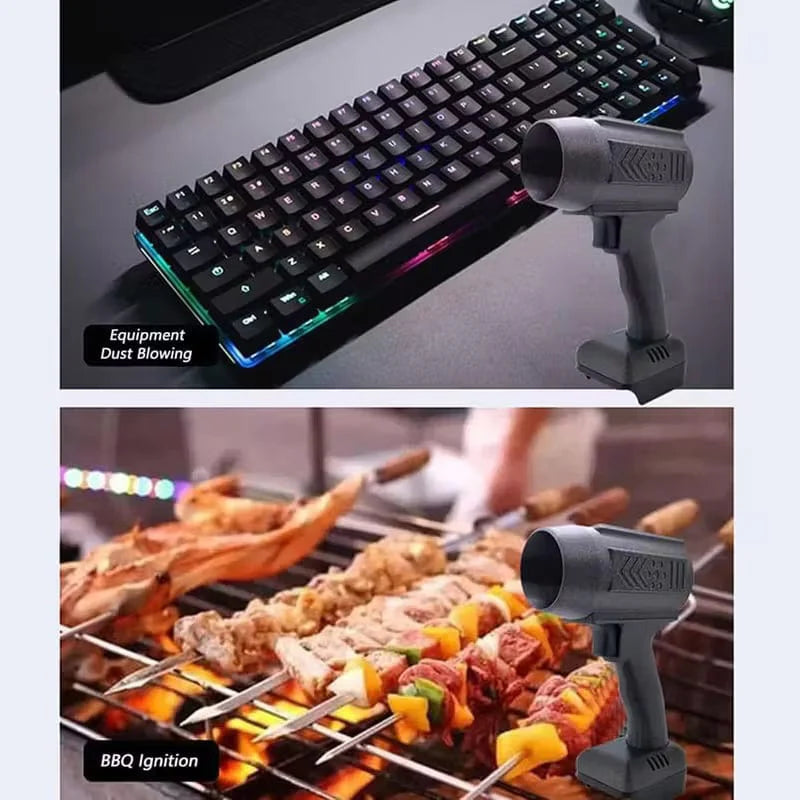 Handheld Electric Portable Air Blower | Leaf Blower Electric Mini Hand Powered Battery Handheld Blower - Handheld Electric Portable Air Blower