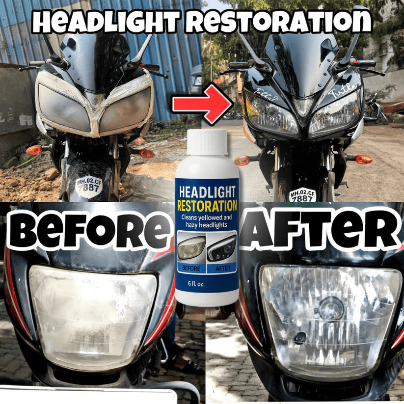 Headlight Restoration Fluid | Blur/Scratch Remover Kit | Buy 1, Get 1 Free - Headlight Restoration Fluid | Blur/Scratch Remover Kit | Buy 1, Get 1 Free