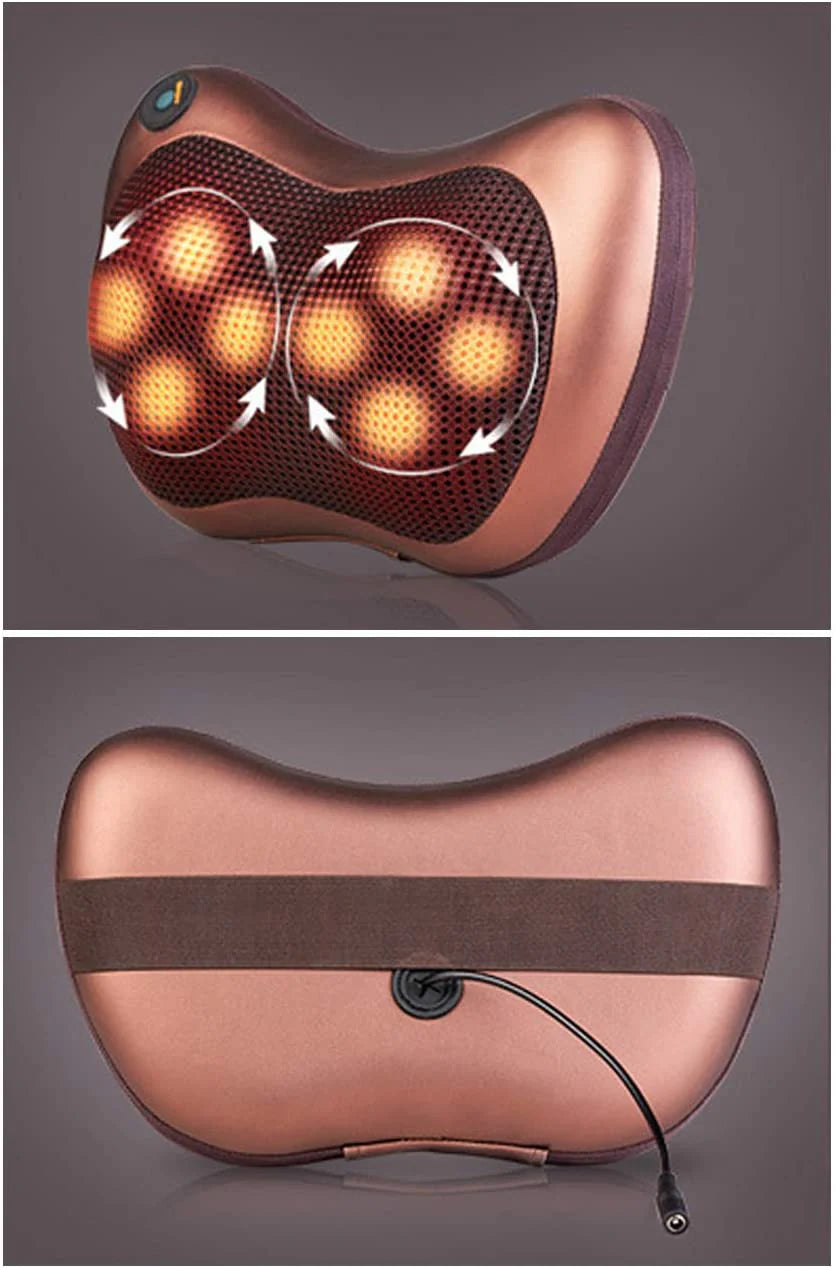 Heat Massage Device Neck Massager Pillow Shiatsu - Shiatsu Neck Massager - Big Size - Shiatsu Neck Massager