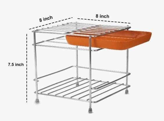 Heavy Steel Matka Stand with Free Tray | Water Pot On Stand Kitchen Design Clay Water Pot Metal Stand - Heavy Steel Matka Stand with Free Tray