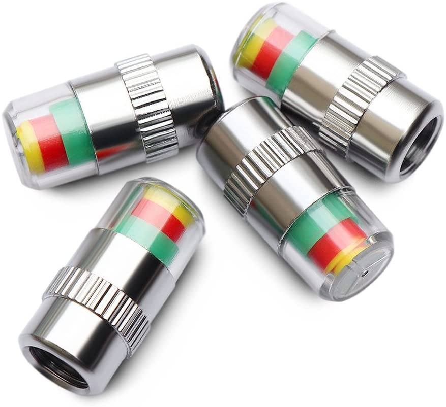Inflated Tire Pressure Sensor Check Car Tires Air Pressure - TPMS Indicator Cap - TPMS System