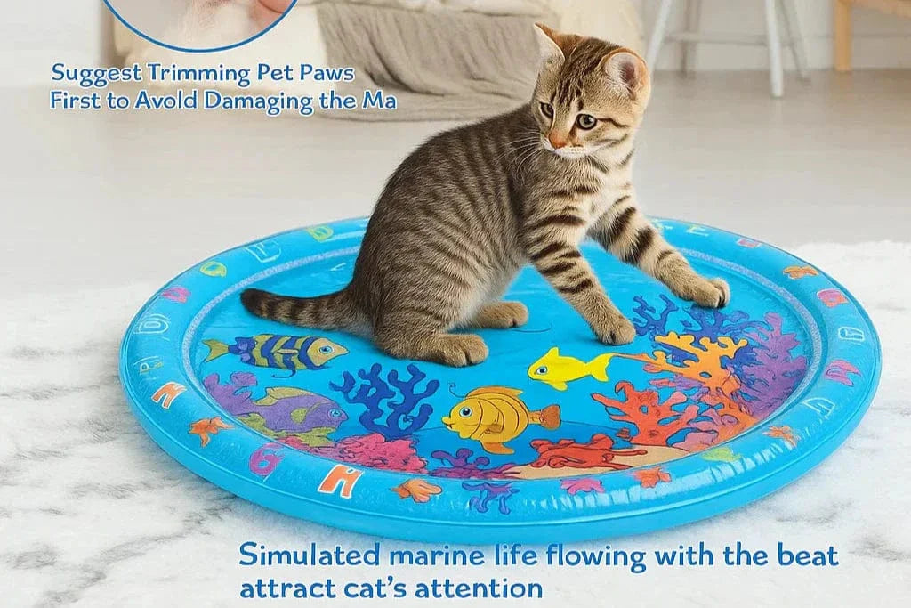 Interactive Water Mat For Pets and Kids | Shop Pet Dogs And Cat Cooling Mat For Mats - Interactive Water Mat For Pets and Kids