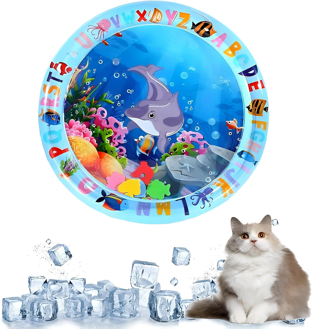 Interactive Water Mat For Pets and Kids | Shop Pet Dogs And Cat Cooling Mat For Mats - Interactive Water Mat For Pets and Kids