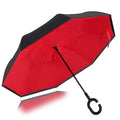 Inverted Reversible Umbrella (Multicolor) | Rain Umbrella Uv Sun Foldable Inverted Reversable Car Umbrella - Inverted Reversible Umbrella (Multicolor)