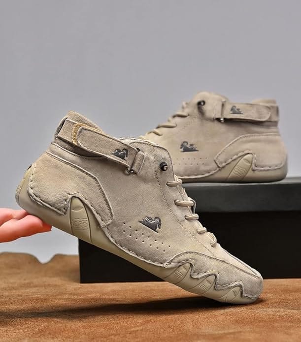 Italian Handmade Shoes | Men Boots Shoes Long Menswear Boot Ankle High Shoe Gents - 6 - Italian Handmade Shoes