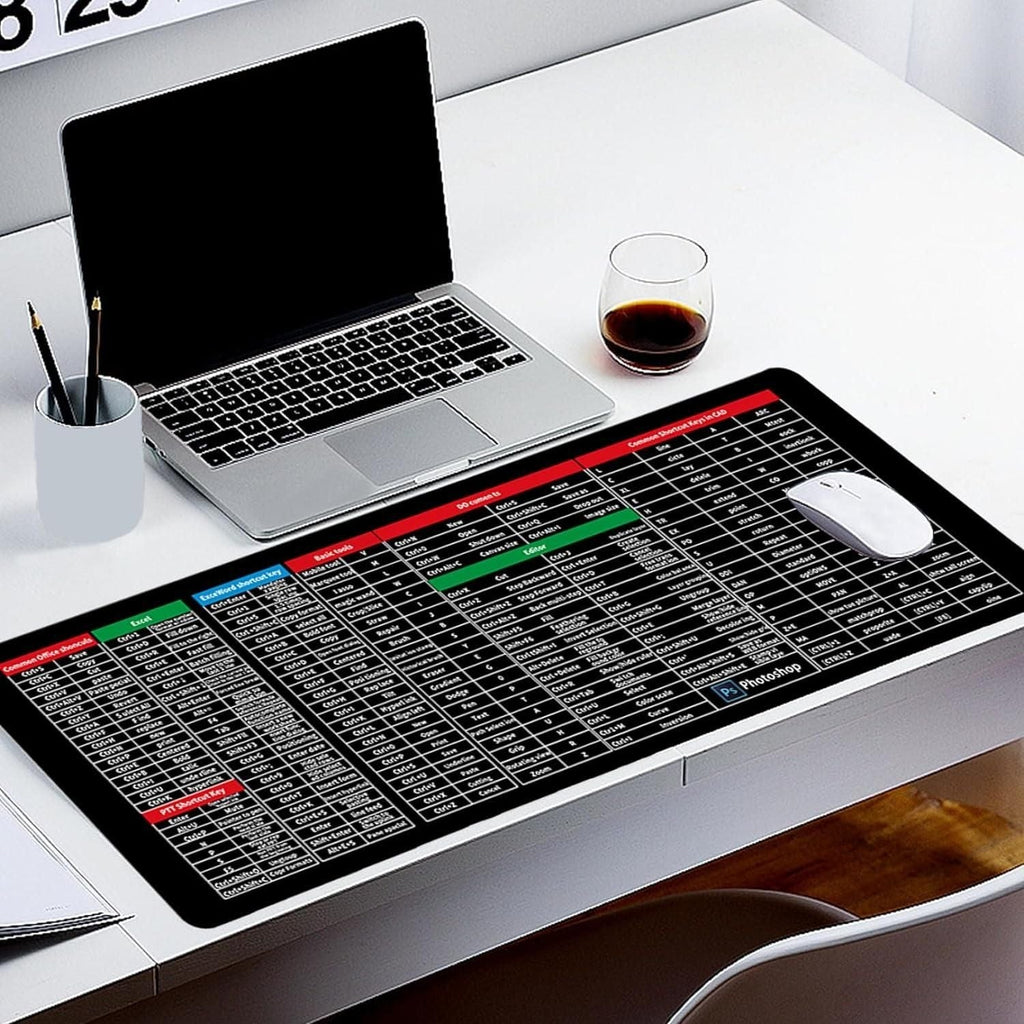 Keyboard Shortcut Keys Mouse pads Keyboard Key Gaming Pad - Keyboard Shortcut Mouse Pad - Keyboard Shortcut Mouse Pad