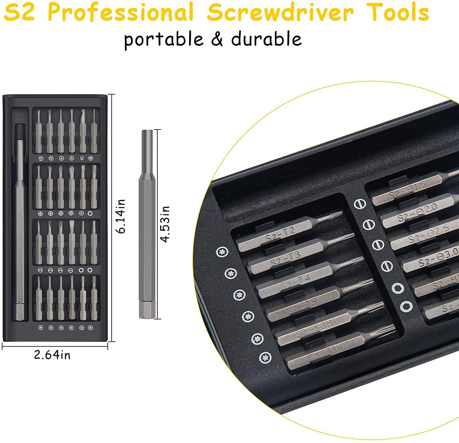 Kit 24 in 1 Portable Precision Screwdriver Set - 24 in 1 Portable Precision Screwdriver Kit