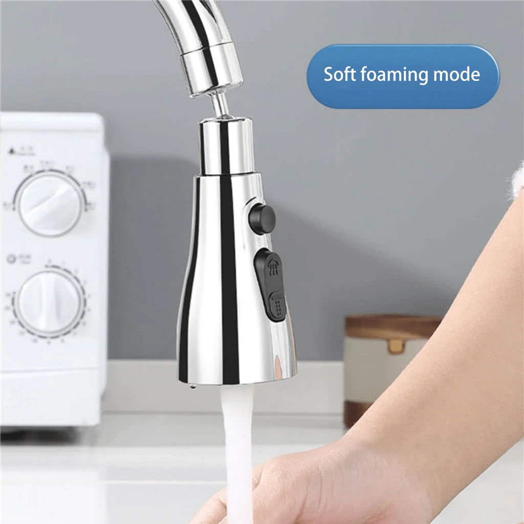 Kitchen Accessories Sink Tap Water Aerator Faucet Tap Purifier  - 3 Modes Water Faucet Sprayer - 3 Modes Water Sprayer