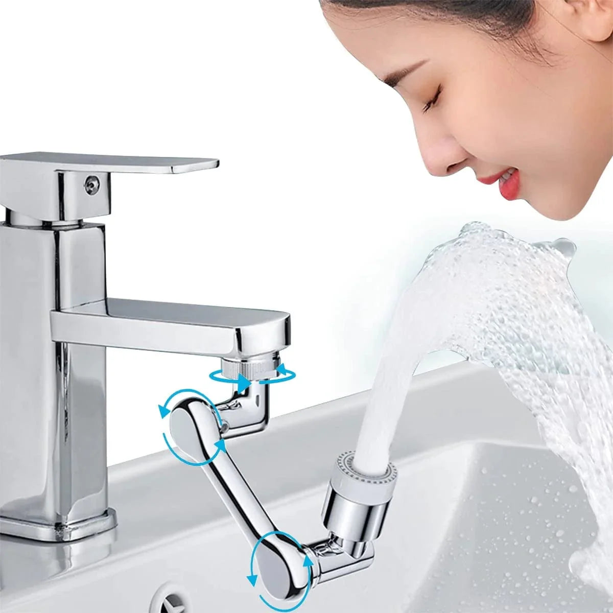 Kitchen Faucets Sink Tap Water Aerator Tap Faucets For Bathroom - Rotatable Splash Filter Faucet - Rotatable Splash Filter Faucet