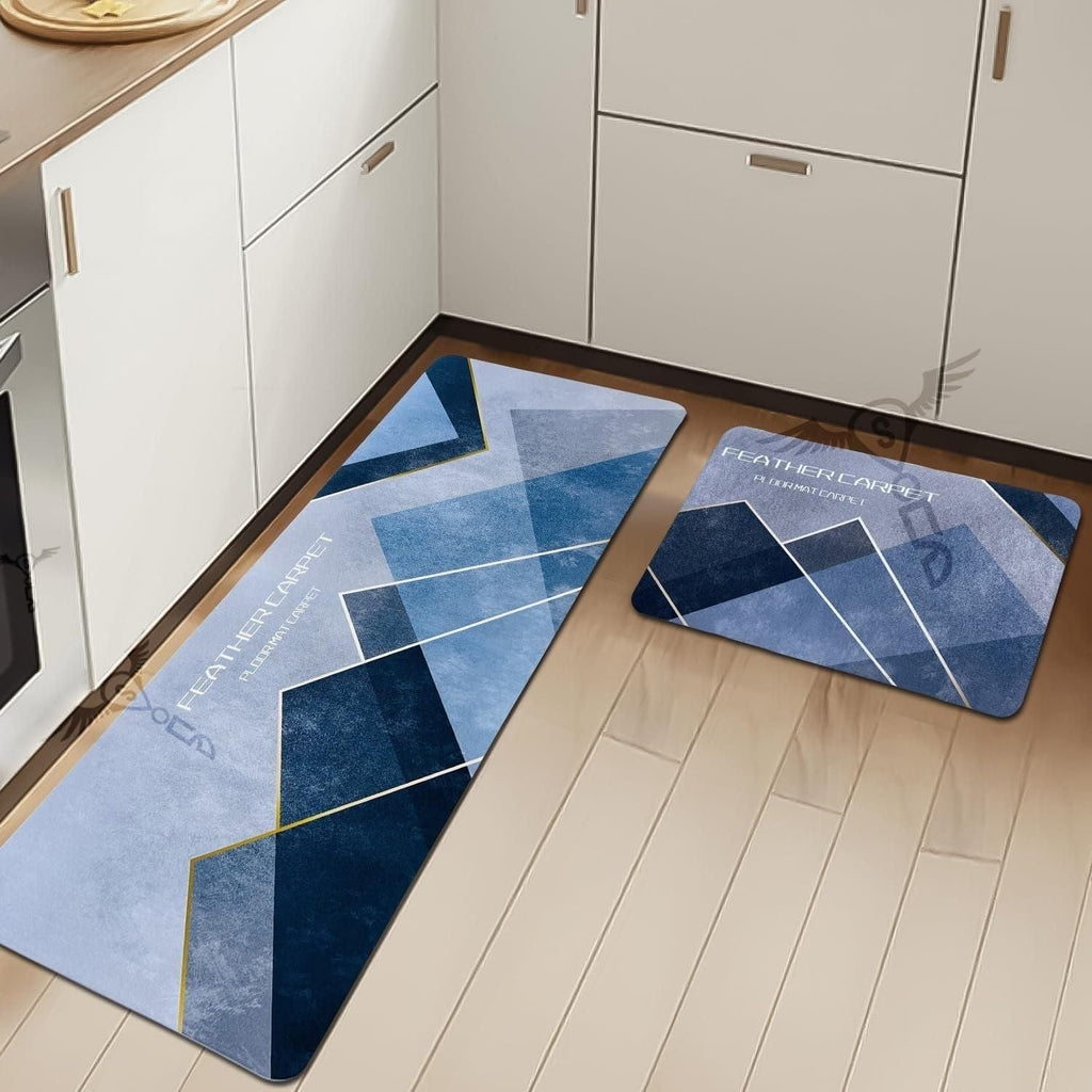 Kitchen Floor Mat (Combo of 2) | Floor Mat Kitchen Rubber Carpet Doorway Matting For Floor - Kitchen Floor Mat (Combo of 2)